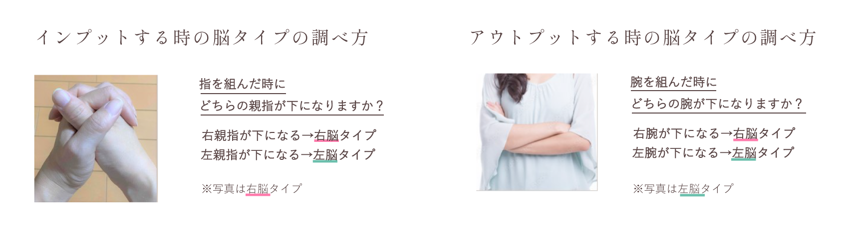 脳タイプを調べてみよう